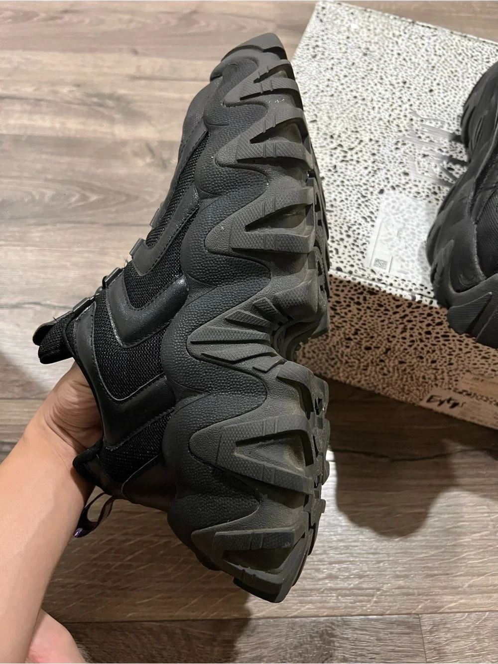 Eytys Halo Black Leather Sneakers